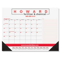 Calendar Desk Pads (Red Preprinted Calendar) 1 or 2 Color